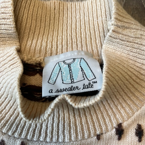 A Sweater Tale Medium Women’s Pullover Mock Neck Sweater - Picture 2 of 5